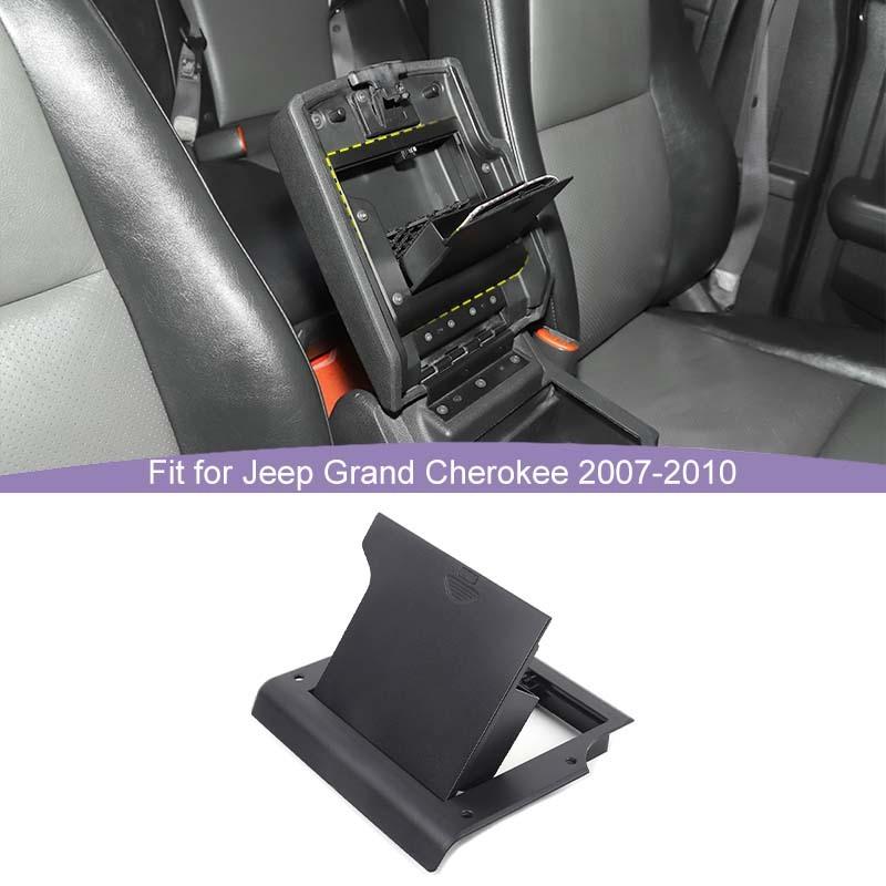 Car Armrest Storage Box Organizer ABS Plastic Container For Jeep Grand Cherokee 2007-2010 Interior Stowing Tidying Accessories