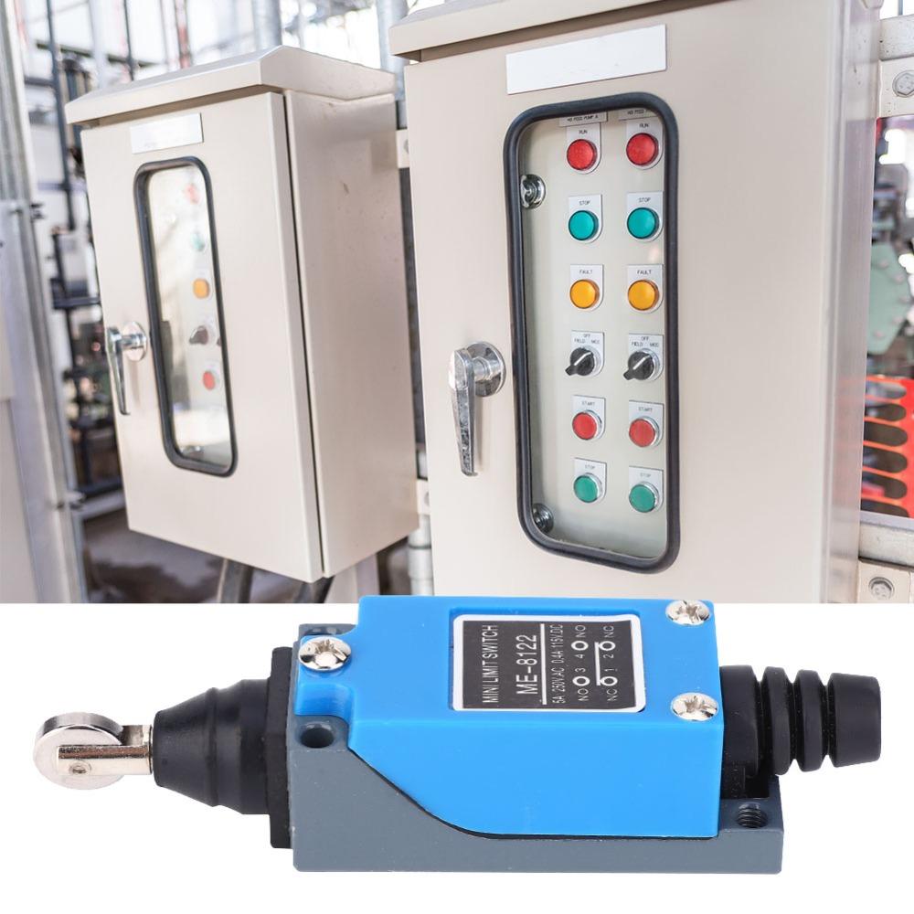 ME-8122 Momentary Limit Switch 250VAC 5A NO NC Micro switch Direct Pressure Plunger Mini Enclosed Actuator Parallel Actuator