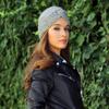 Moda Muçulmana Imitação Caxemira Toucas Turbante para Mulheres Estilo Boêmio Toucas Hijab Chapéu Indiano Cor Sólida Touca Tricotada Feminina