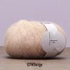 Handmade Bird Gold Sequin Mohair Silk Bead Yarn for Crochet and Weaving