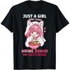 Evports Anime Ramen Sketching Just a Girl Who Loves Anime Sketching T-Shirt