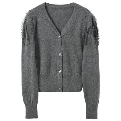 Cardigan in Maglia da Donna Sancai Autunno 2026 Scollo a V