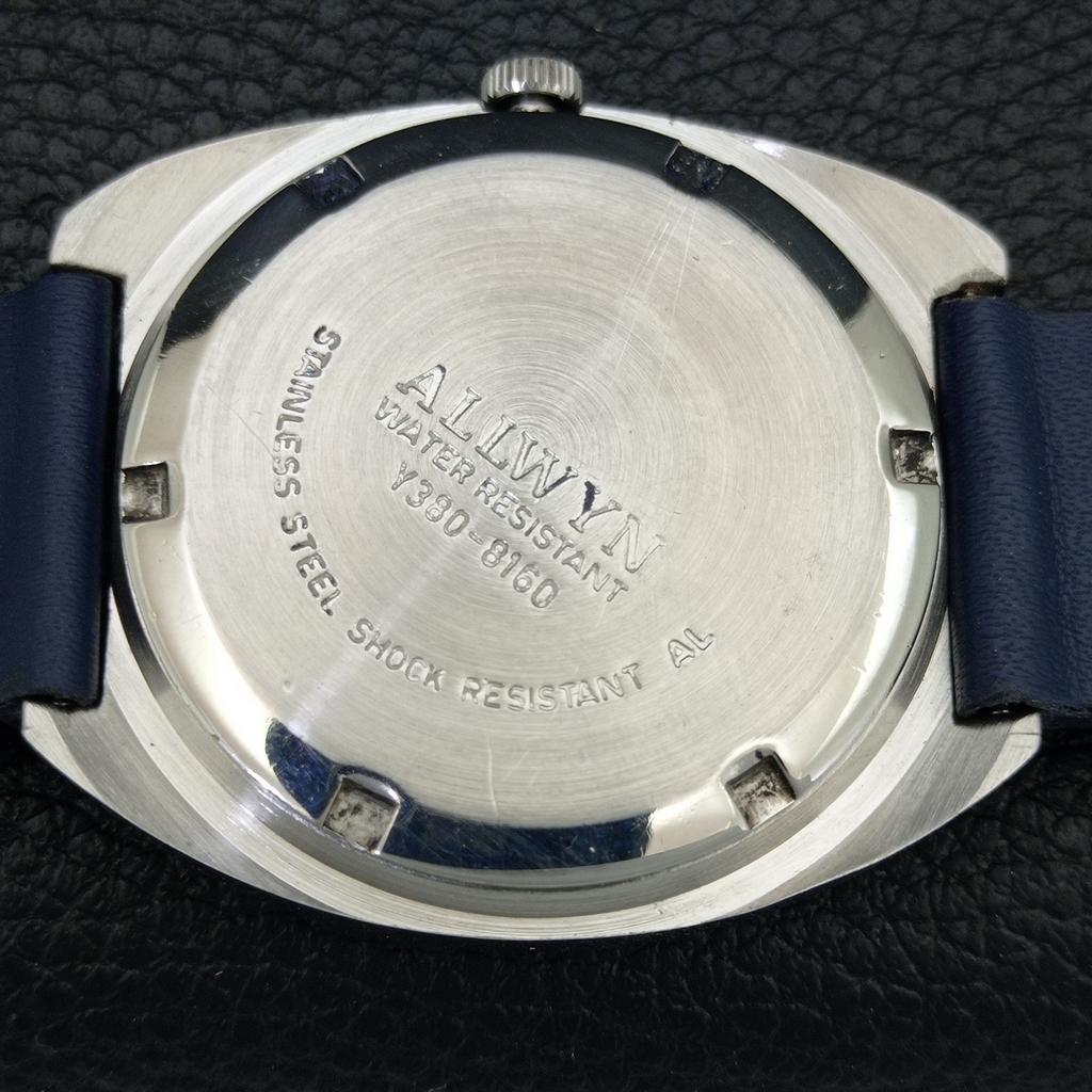 MONTRE HOMME VINTAGE ALLWYN 6300A REMONTAGE MANUEL INDIA CADRAN ORIGINAL a708129-1
