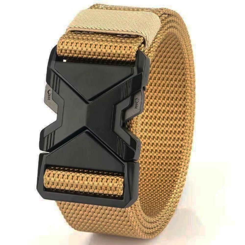 Durable Multi Function Men's Canvas Belt Thickened Breathable Nylon Belt Outdoor Sport Belt