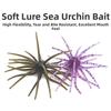 10pcs 11cm/8.7g Size Sea Urchin Lures Superior Tear Resistance 3D Lure  For Sea Bass Fishing