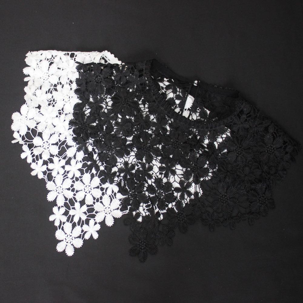 Fashion Hollow Neckline Lace Fabric Fake Neckline Collar Creative Shawl Vest  Shoulder Cover