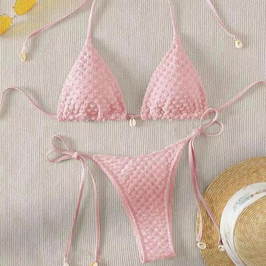 Spot 2024 European & American Bikini Swimsuit - Sexy, Unique Fabric