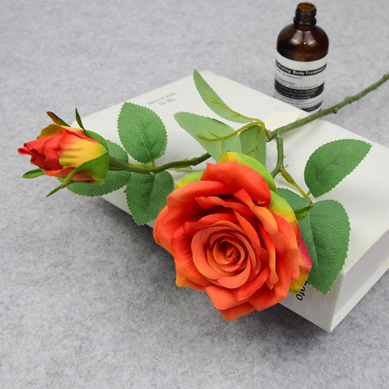 2 Köpfe Vintage große Rosen künstliche Seidenblumen Zweig große Blume Seide weiße Pfingstrose gefälschte Blumen Herbst Heimdekoration Hochzeit Mittelstücke Dekor