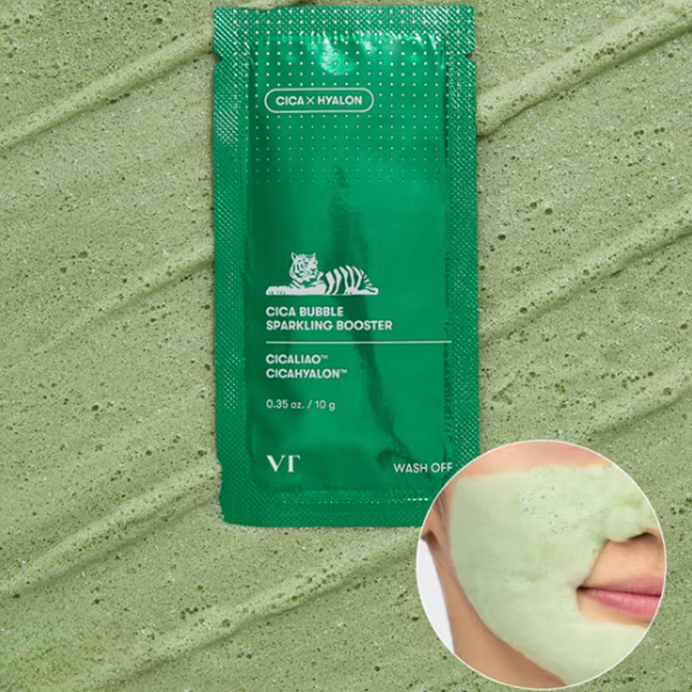 VT DAISO Sparkling Booster 10g X 4ea (Super Hyalon Bubble, Cica Bubble, Progloss Bubble)