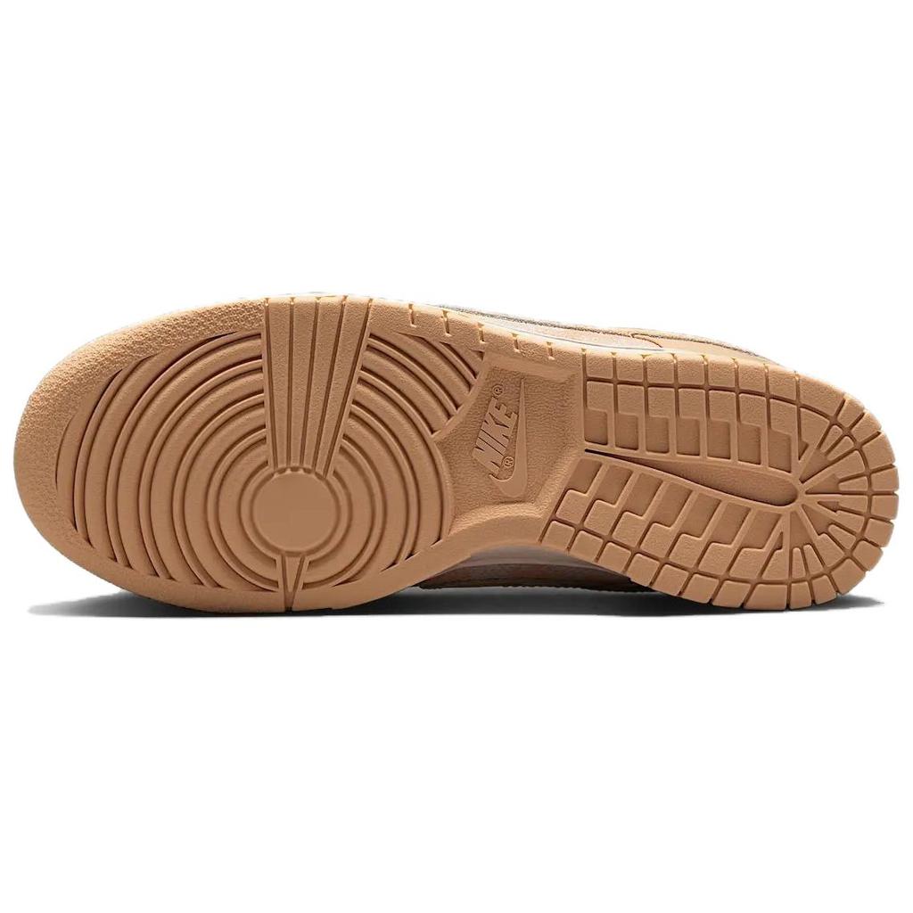 Nike Dunk Low Light Orewood Snakeskin Women Sneakers Tan Light-Orewood-Brown University-Red HJ5777-101