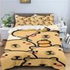 Capybaras Duvet Cover Anime Bedding Pillowcase Printed General Children And Adult Set Queen Size Reactive Printing Quilt