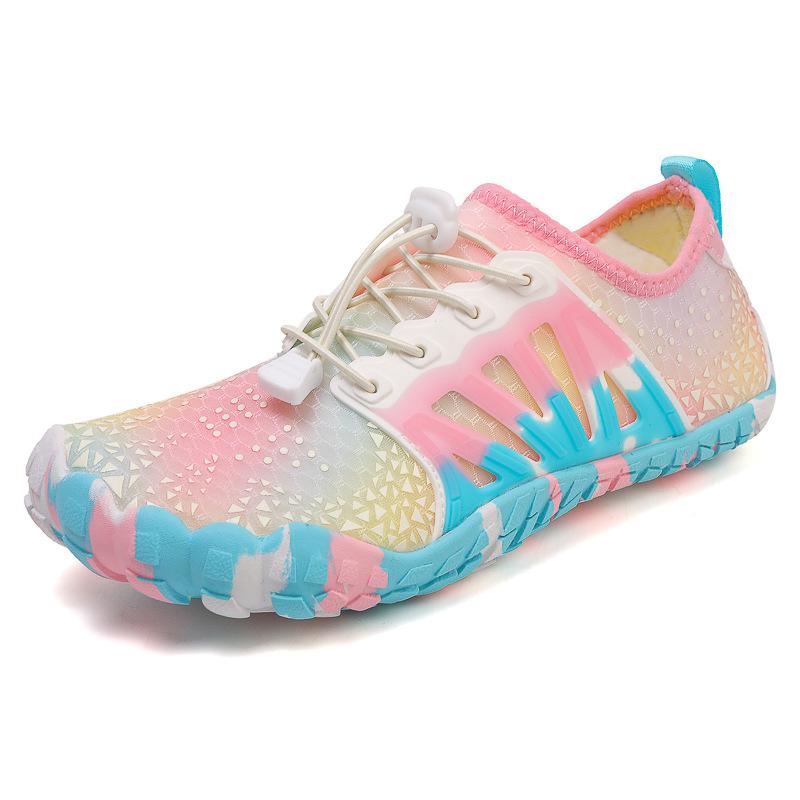 Large Size Men's and Women's Colorful Anti-cut Hiking Shoes, New Five-finger Creek Shoes, Swimming Shoes, Beach Shoes