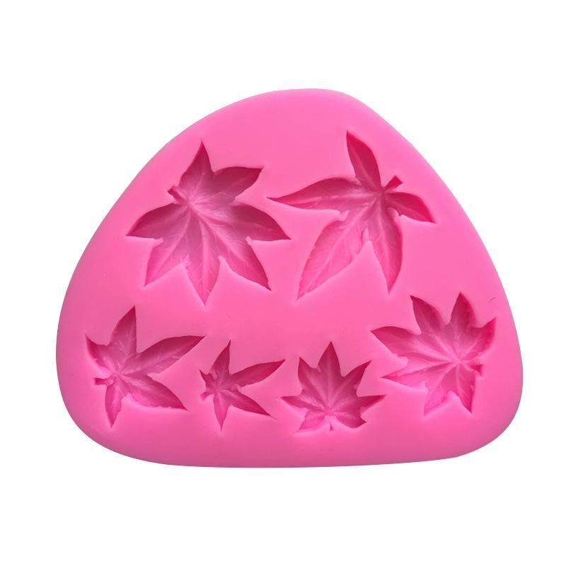 Maple Leaves Fondant & Chocolate Silicone Mold for Sugar Art and Desserts