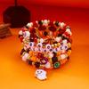 New Creative Pumpkin Skull Ghost Spider Bracelets Set for Women Handmade Polymer Clay Beads Stackable Bracelet Halloween Jewelry
