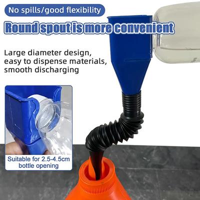 Plastic Car Motorcycle Refueling Gasoline Engine Oil Funnel Filter Transfer Tool Oil Change Filling Oil Funnel Accesorios