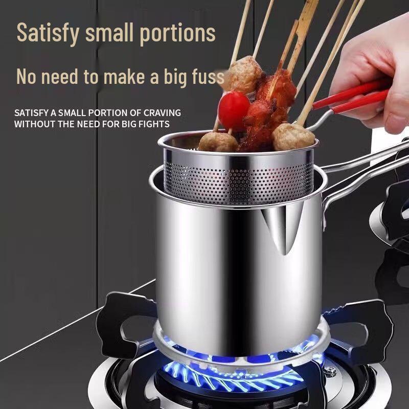 Mr. Jane Stainless Steel Deep Fryer Set
