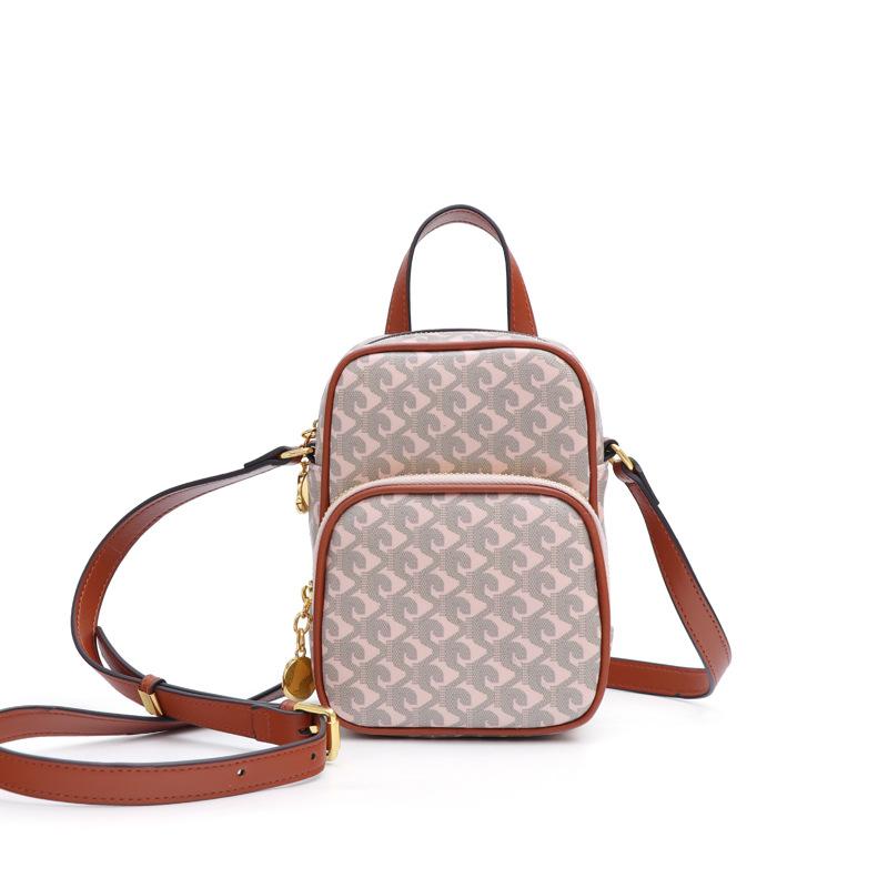 Fashionable and Casual Large-capacity Wallet, Zipper Mobile Phone Bag, New Dog-tooth Single-shoulder Crossbody Bag for Women