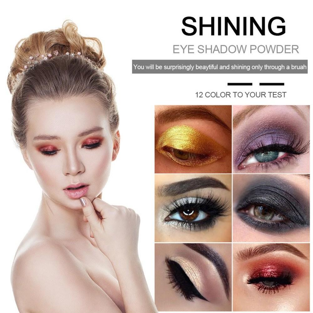 Pearl Matte Shadow Palette Shimmer Pigment Powder Waterproof Long-lasting Makeup Cosmetics Solid Color, 03 303 Refill, 1 Piece