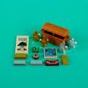 City Building Blocks Accessories Figures Cash Dollar Bills Gold Silver Coins Brick Treasure Chest Ore DIY Gift Toy X015 Safe Box