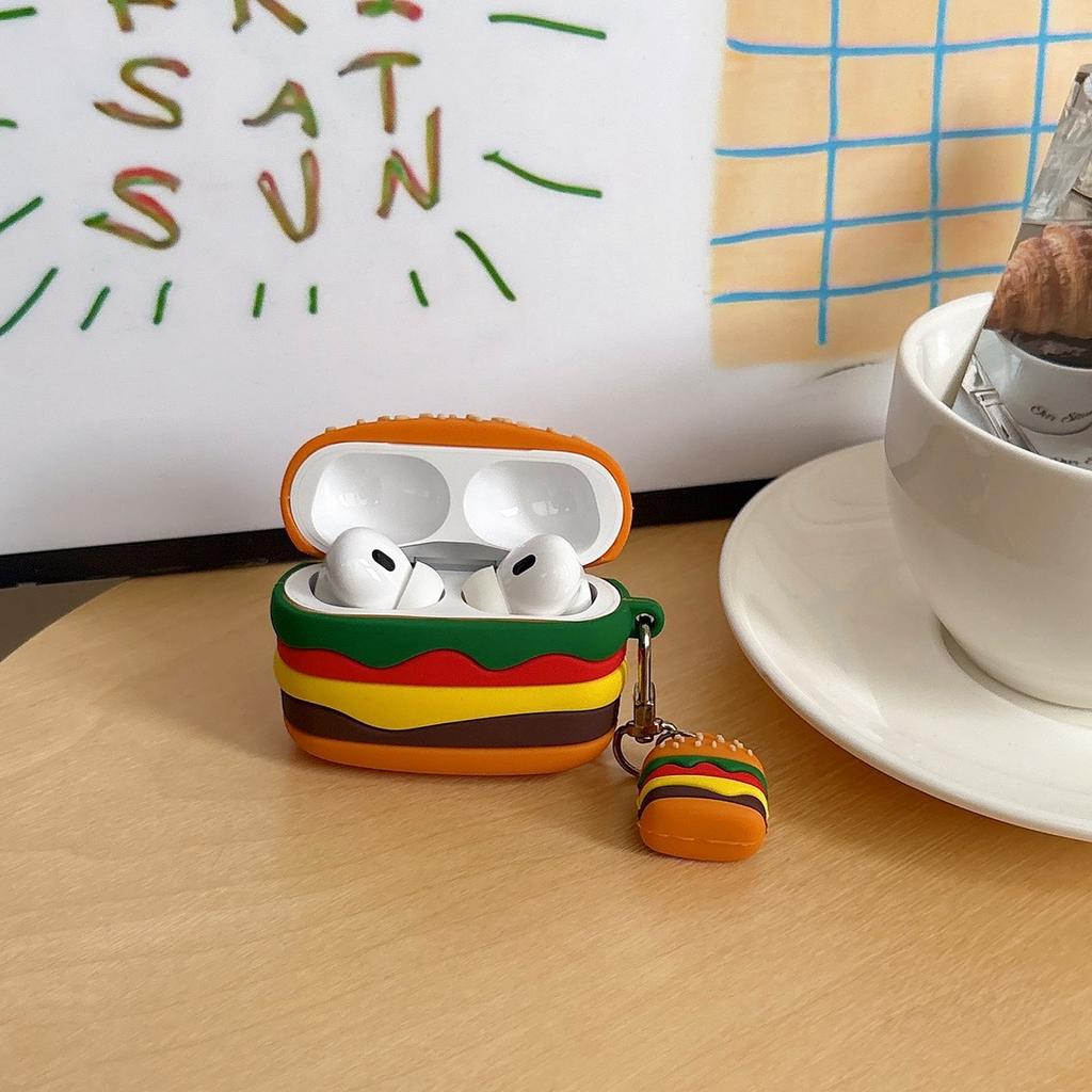 Hamburger adapté pour Apple airpods1anc coque de protection pro1 deuxième génération troisième génération 1ère génération étui pour casque bluetooth
