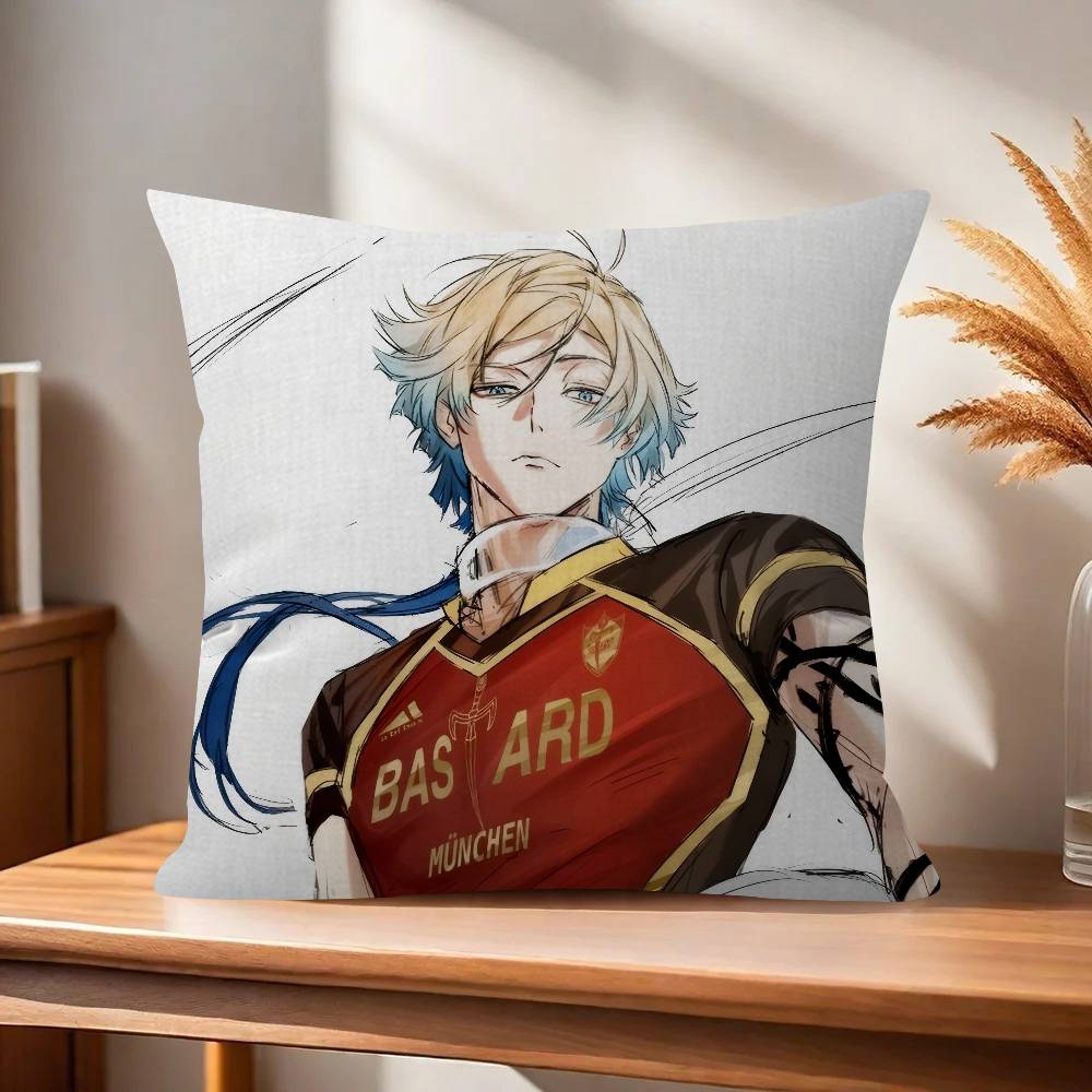 Anime mMichael cool Kaiser  Pillow Gift Home Office Decoration Bedroom Sofa Car Cushion Cover case 45x45