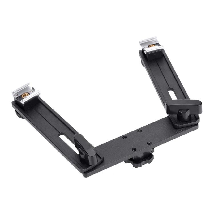 

Aluminum Double Twin Mount Adapter for 13/12/11/10/9/8/7/6/5/4 Action Camera Double Mount Adapter Replacement 1