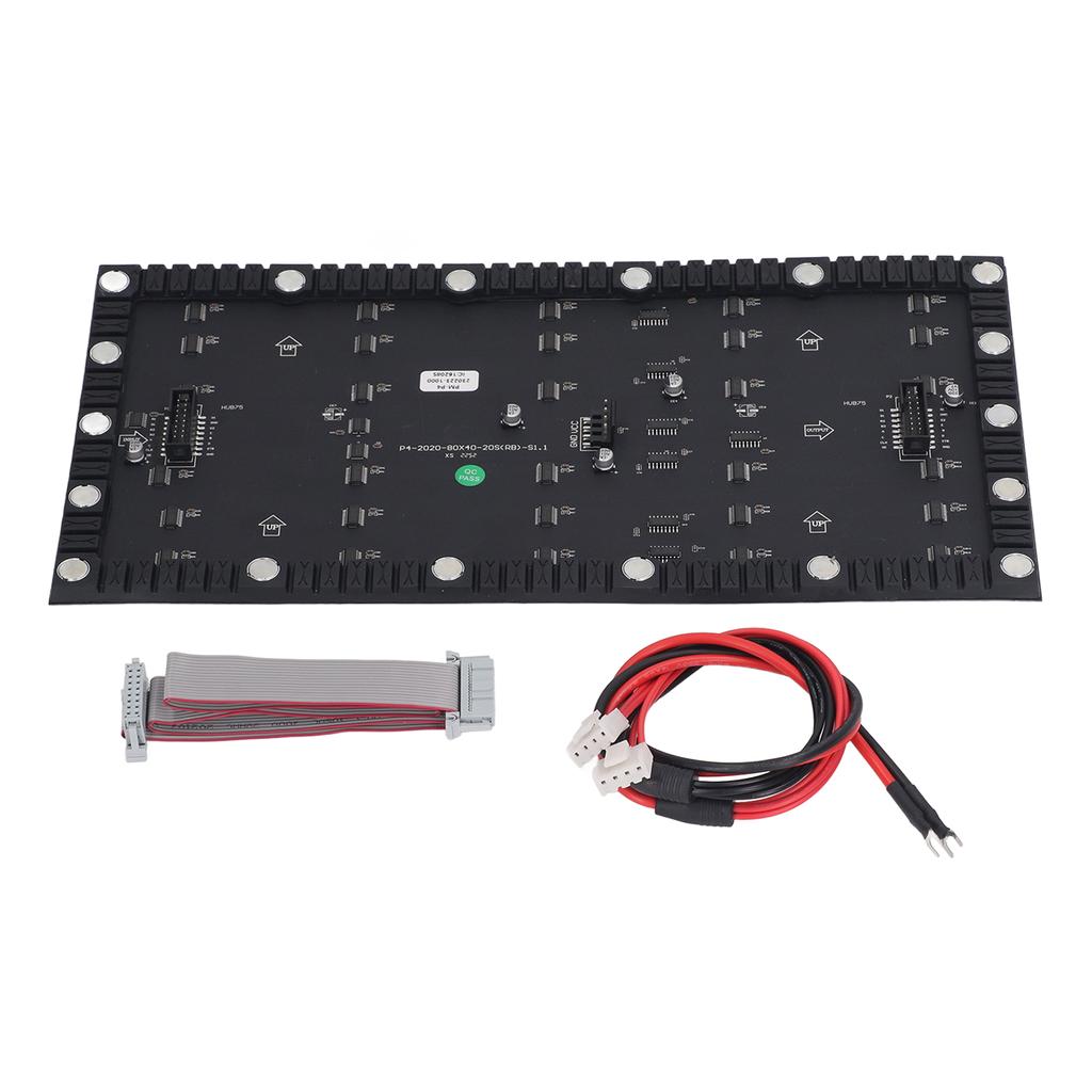 Flexibles LED-Panel Digitalmodul Innenanzeige Vollfarbe FPCB 80x40 Pixel Bildschirm mit Rückseite
