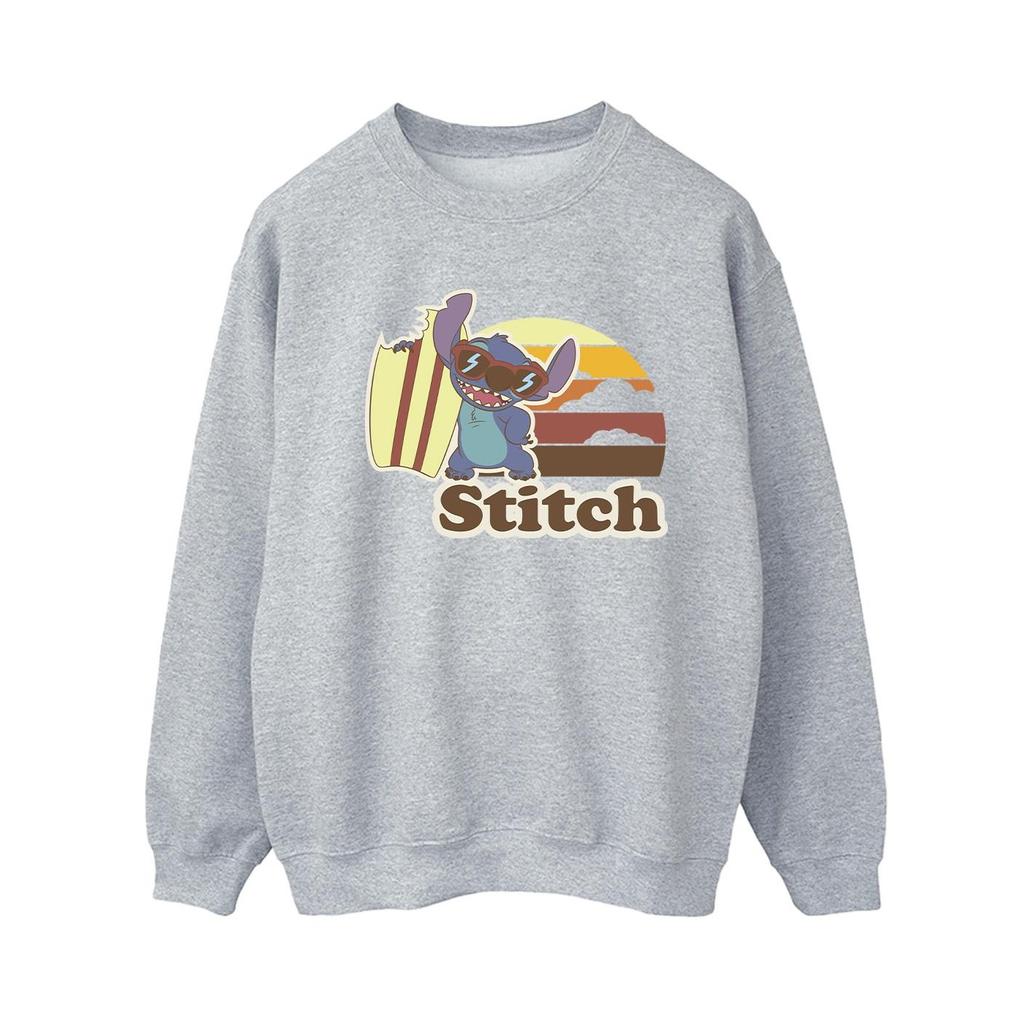 Disney Damen/Damen Lilo und Stitch Bitten Surfboard Sweatshirt