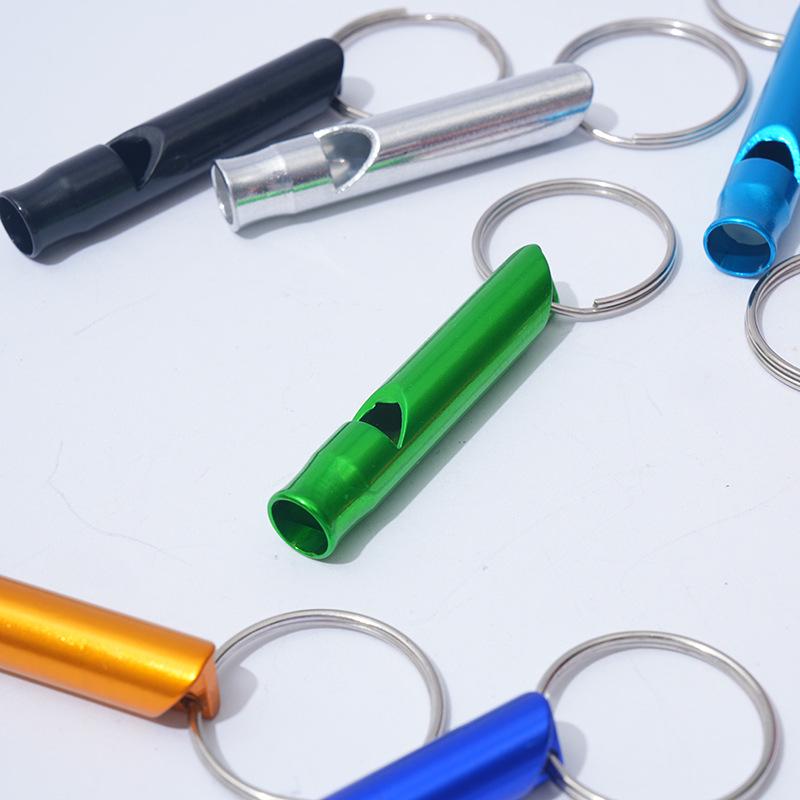 Multifunctional Outdoor & Pet Training Survival Whistle Keyring