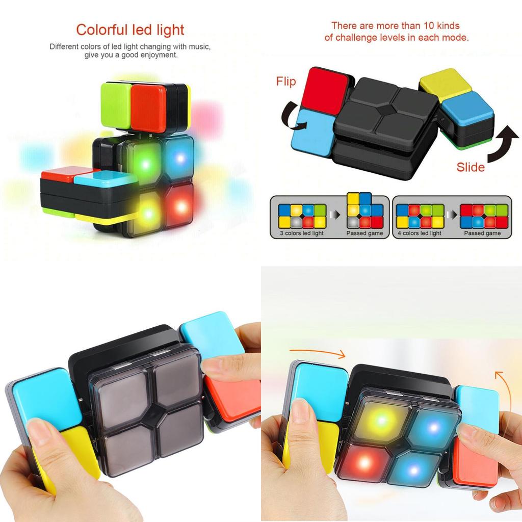 Colorful Musical Magic Cube Interactive Game Machine For Family Fun And Stress Relief