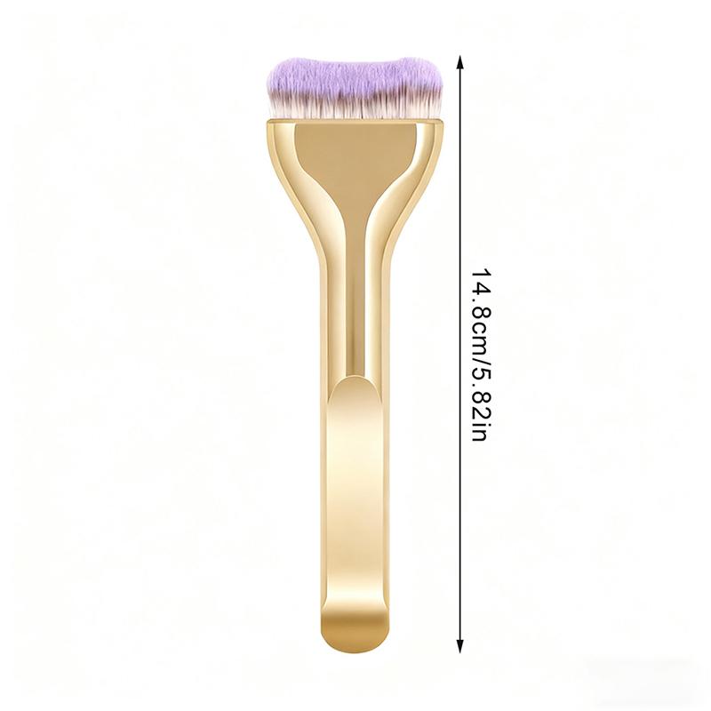 Flat-Headed Foundation Brush Professional Portable And Easy-To-Clean Makeup Brush