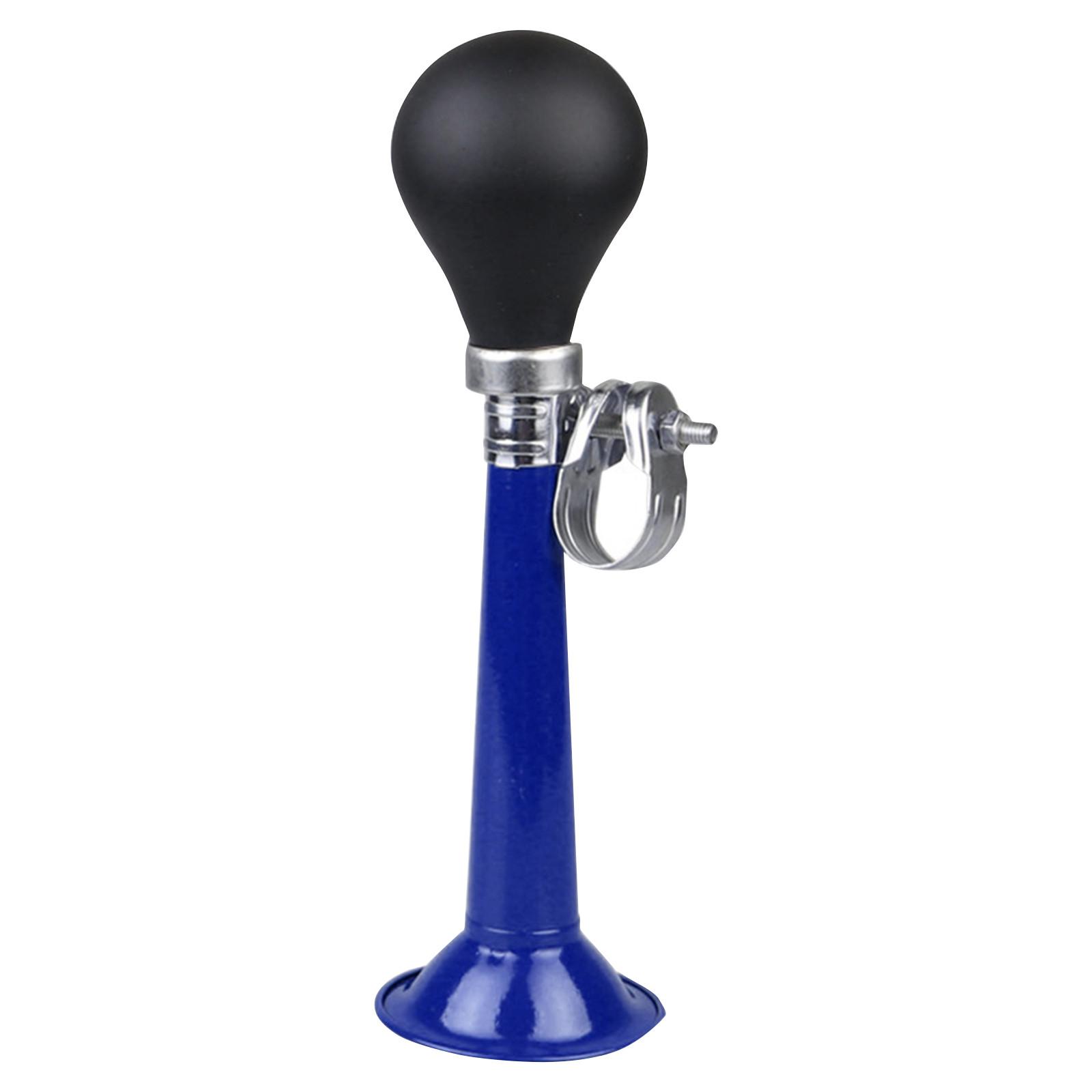 

Рог горна, Рог клоуна в стиле ретро, ​​Рог для детского велосипеда, Классический винтажный металлический громкоговоритель Гудка для транспортных средств, Велосипедов, Тележка для гольфа, Резиновая сигнализация One Size синий