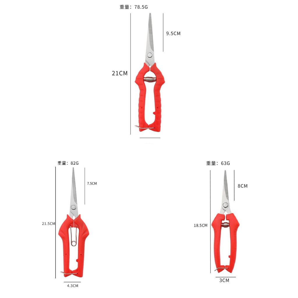 Garden Pruning Scissors With Stainless Steel Blades For Home Gardening And Plant Care