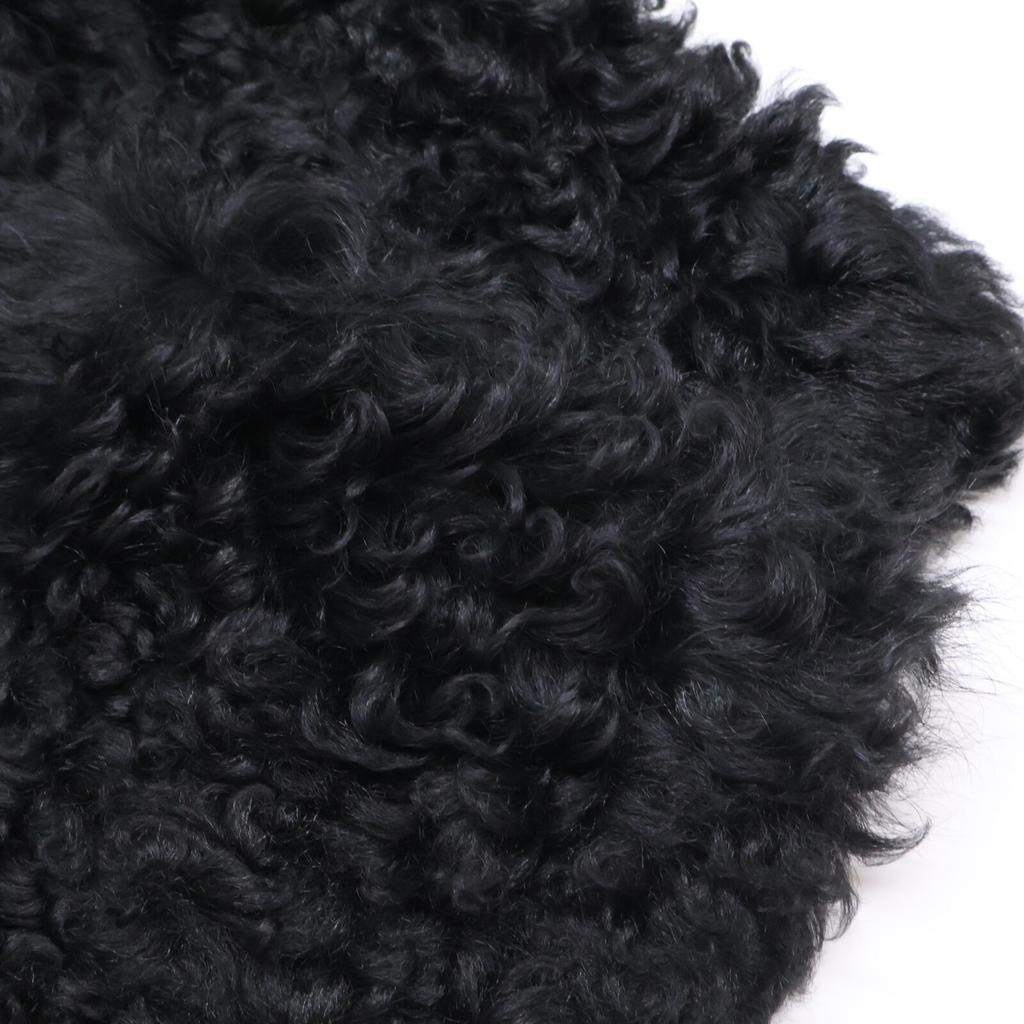 DIESEL BlackGold [Good condition/domestic regular] 00SFI9 BGMDIFW18 Lamb Mouton Fur coat 44 blackUsed