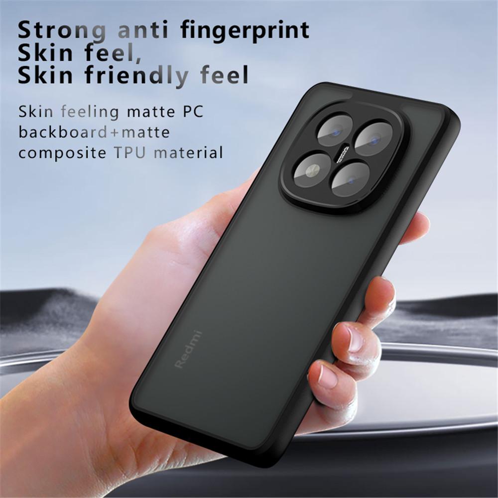 Luxury Armor Matte Phone Case For Xiaomi Redmi Note 14 13 Pro Plus 4G 5G Transparent Acrylic Shockproof Cover on Redmi 14C 13