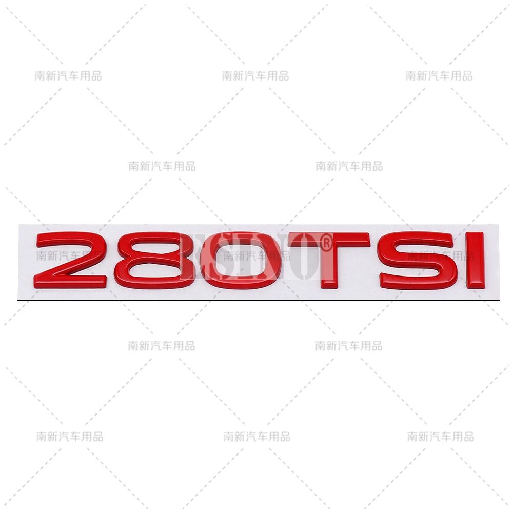 AABIO1 New  Styling 3D 230 280 330 380 TSI Metal Alloy Adhesive Emblem Rear Trunk Badge Fender Sticker Car Body Decal for Volkswagen