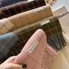 Autumn and Winter New Multi-color Plaid Fringed Scarf Women's Warm Simple Imitation Cashmere Versatile Scarf
