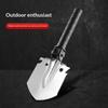 Military Shovel Multi-functional Portable Stainless Steel 1PC Outdoor Tool for Camping Hiking Survival Emergency Trips
