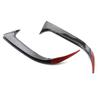 1 Pair Rear Bumper Lip Spoiler Canards Gloss Black Inserts Air Vent Cover ABS Plastic for Benz CLA 45 AMG W117 250 200 2014-2018