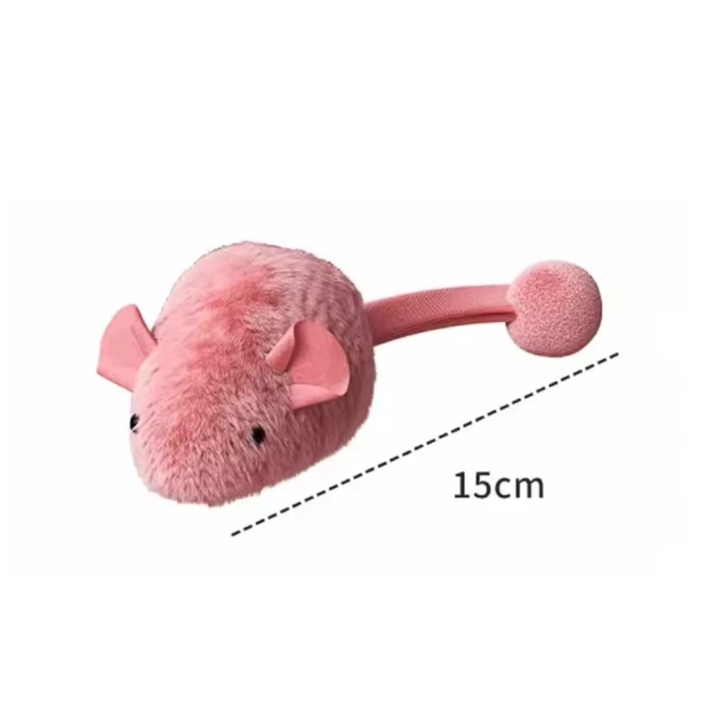 Simulation Mouse Interactive Mouse Cat Toys Automatic Chirping Bite Resistance Interactive Cat Toy Relieve Boredom Soft