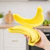 2PCS Banana Storage Box, Food Grade Plastic Banana Protector, with Vent Holes Portable Hard Shell Snap Closure Container, for Lunch Travel Camping