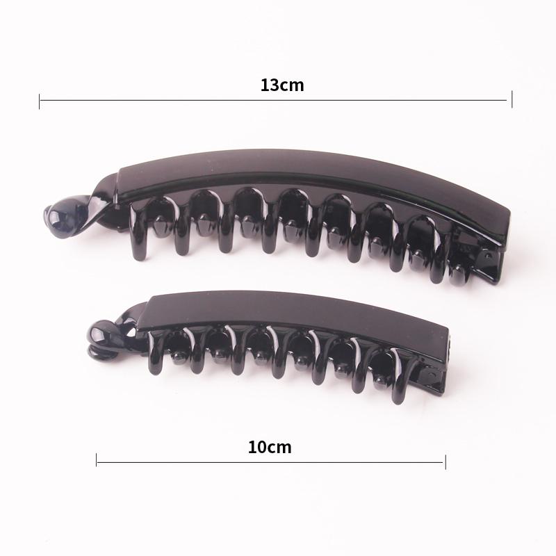 Summer Hair Accessories Banana Hair Clip for Lady Environmental Abs Tines Crab for Hair Twist Hair Pin for Girls 2 Pieces