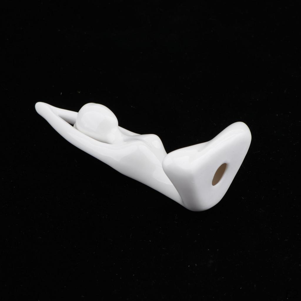 Abstract Art Ceramic Yoga Poses Figurine Porcelain Statue Different Home Ornament