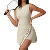 European And American Fake Two Anti-Light Tight Sports Dress Straps Sleeveless Back Yoga Tennis Skirt