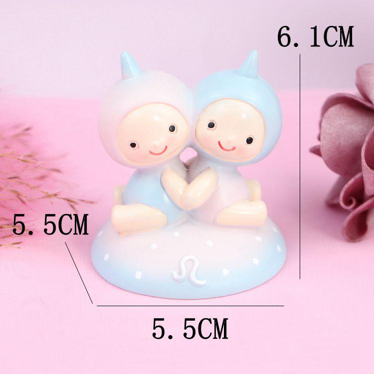 Creative Cartoon Zodiac Cake & Car Decoration Ornament for Kids