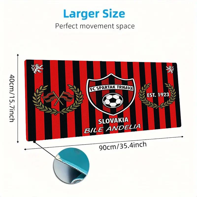FC Spartak Trnava Color Mouse Pad Large Gaming Table Cushion Non-slip Laptop Tablet Big Mousepad XXL Mat Mini PC Playmat With Lock edge