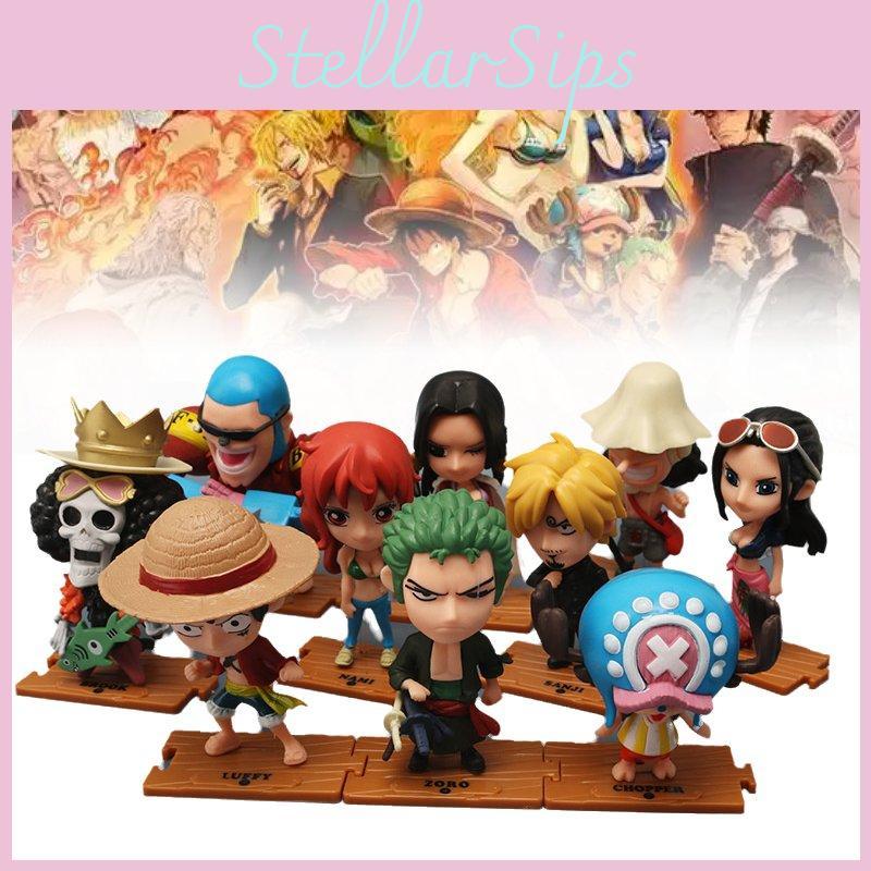 High Quality Pvc Action Figures Set Of 10 Including Luffy Zoro Sanji Nami Usopp Chopper