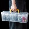 Tool Parts Storage Box Set Multi-Compartment Tool Organizer Multi Functional Small Accessory Sorting Case Toolbox With Handle