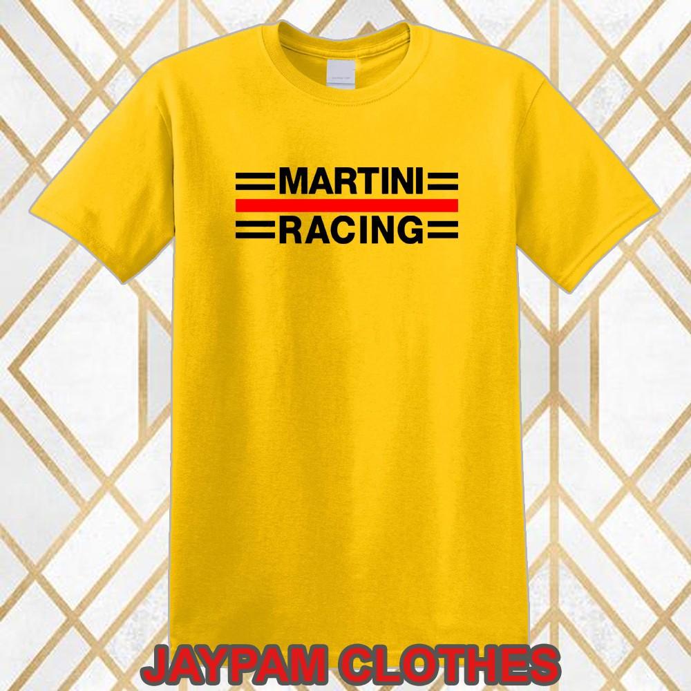 Martini Racing Famous Racing Team Men s Yellow Size S 5XL XXXXL