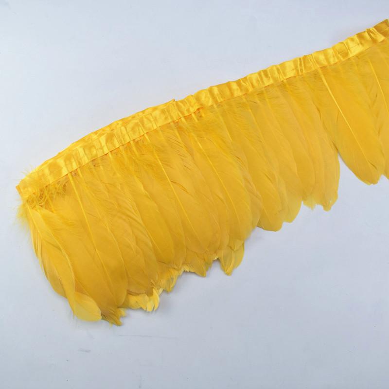 10Meters/Lot Goose Feather Trim Goose Feathers Clothing Sewing Wedding Feathers Decoration Feathers For Crafts Plumas Carnaval